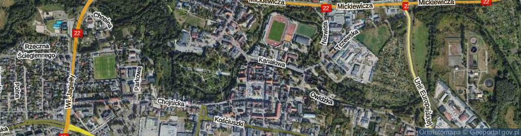 Zdjęcie satelitarne Browarowa ul.